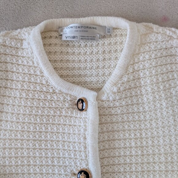 Contemporaine Vision cotton blend decorative cardi - Picture 7 of 7